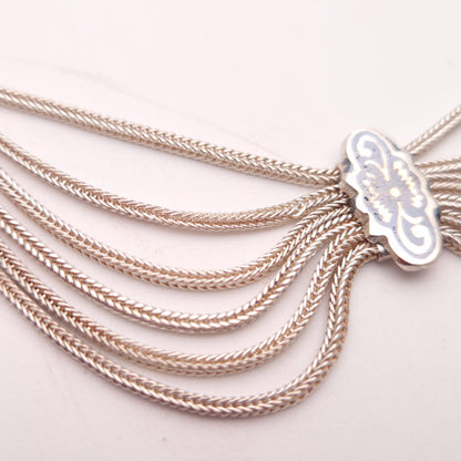 Sterling Silver Anatoli Festoon Style Necklace