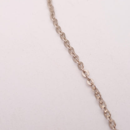 Sterling Silver Garnet and Marcasite Floral Necklace