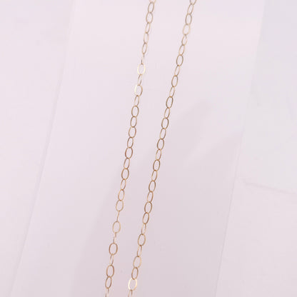 14ct Yellow Gold Opal and Diamond Pendant and 9ct Gold Chain Necklace