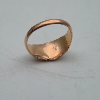 9ct Rose Gold Antique Garnet & Paste Stone Multi-Stone Ring