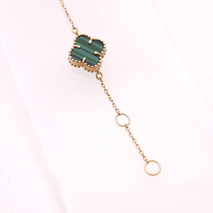 18ct Yellow Gold Multi Gemstone Fine Chain Bracelet