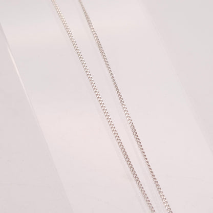 Sterling Silver Multi-Tone Green Swirly Enamel Pendant and Chain Necklace