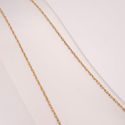 9ct Yellow Gold Three Stone Marquise Shaped Amber Y-Drop Necklace