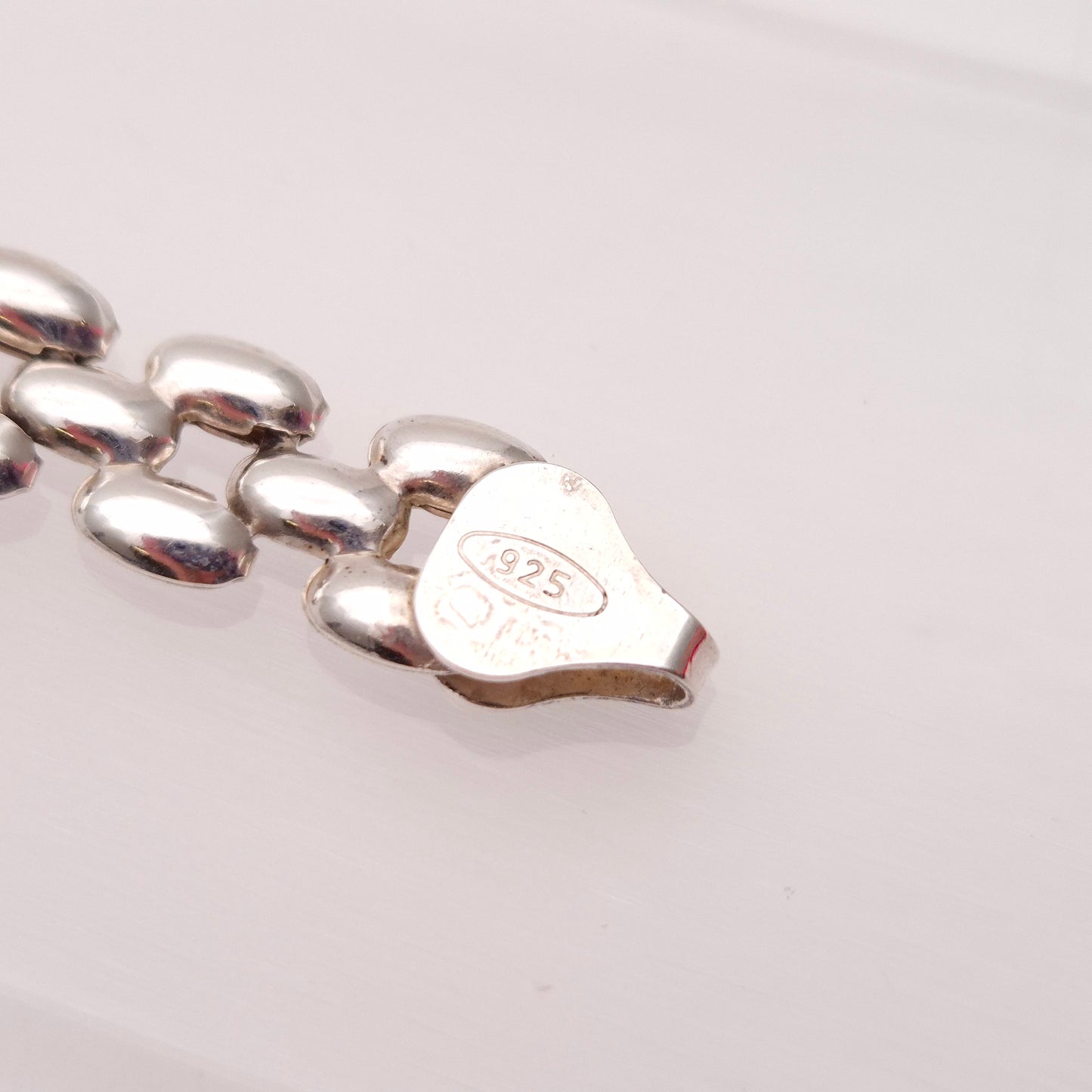 Sterling Silver Hollow Bubble Y Link Bracelet