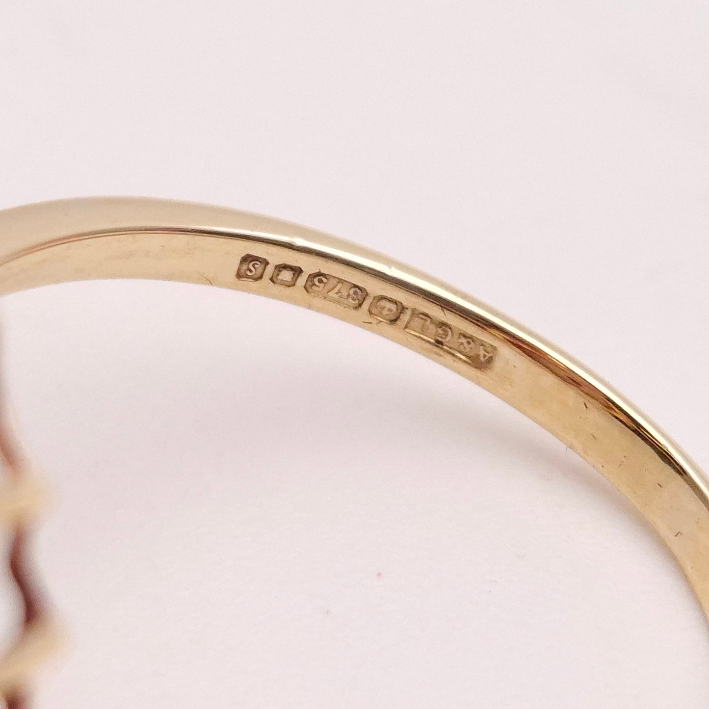 9ct Yellow Gold Ruby and Diamond Marquise Cluster Ring