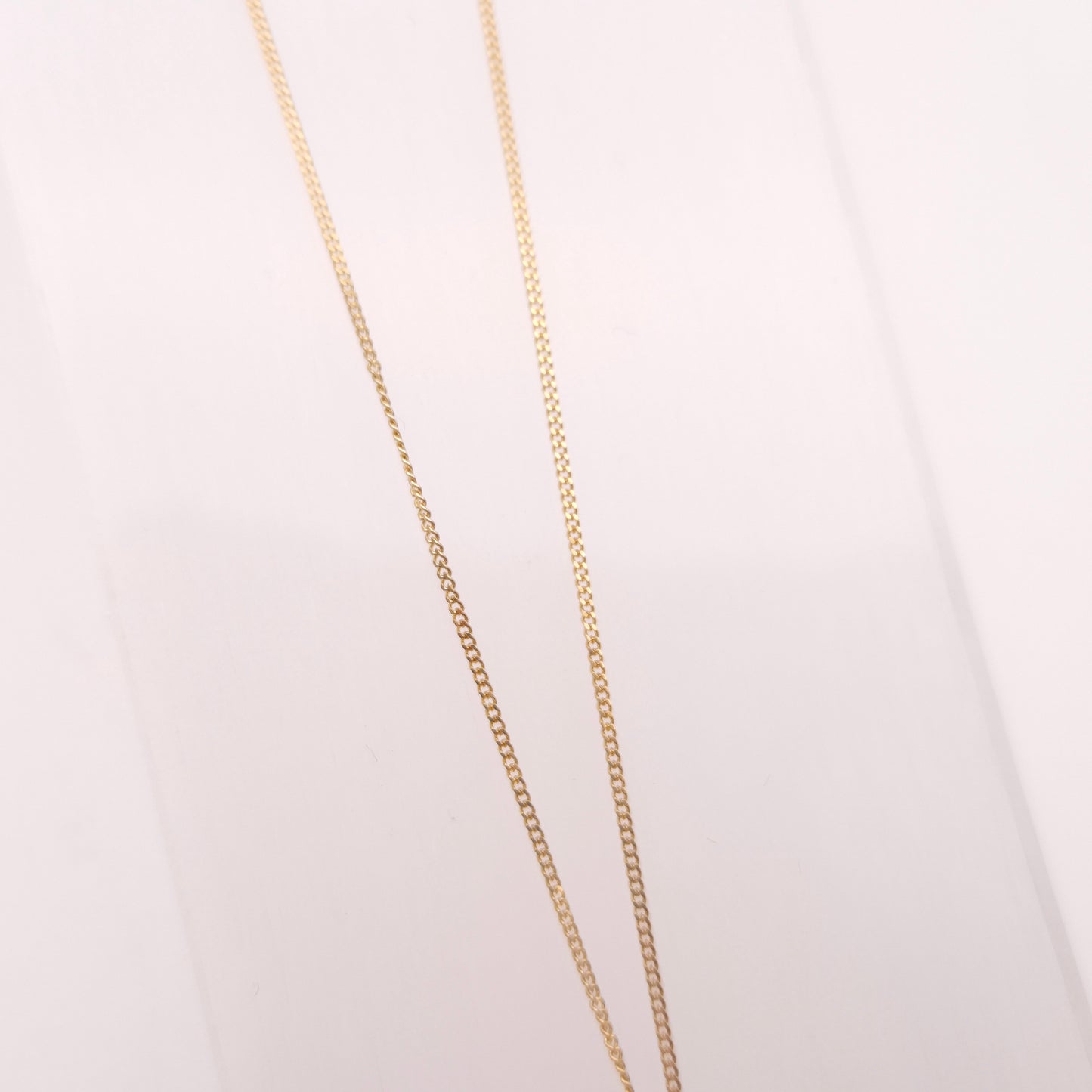 9ct Yellow Gold Diamond Set Donut / Ring Pendant With Swinging Bar Necklace