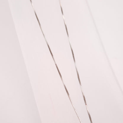 18ct White Gold Diamond Crossover Pendant and Chain Necklace