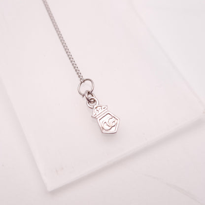 Sterling Silver and Rose Gold Clogau Hearts Entwined / Eternal Love Necklace