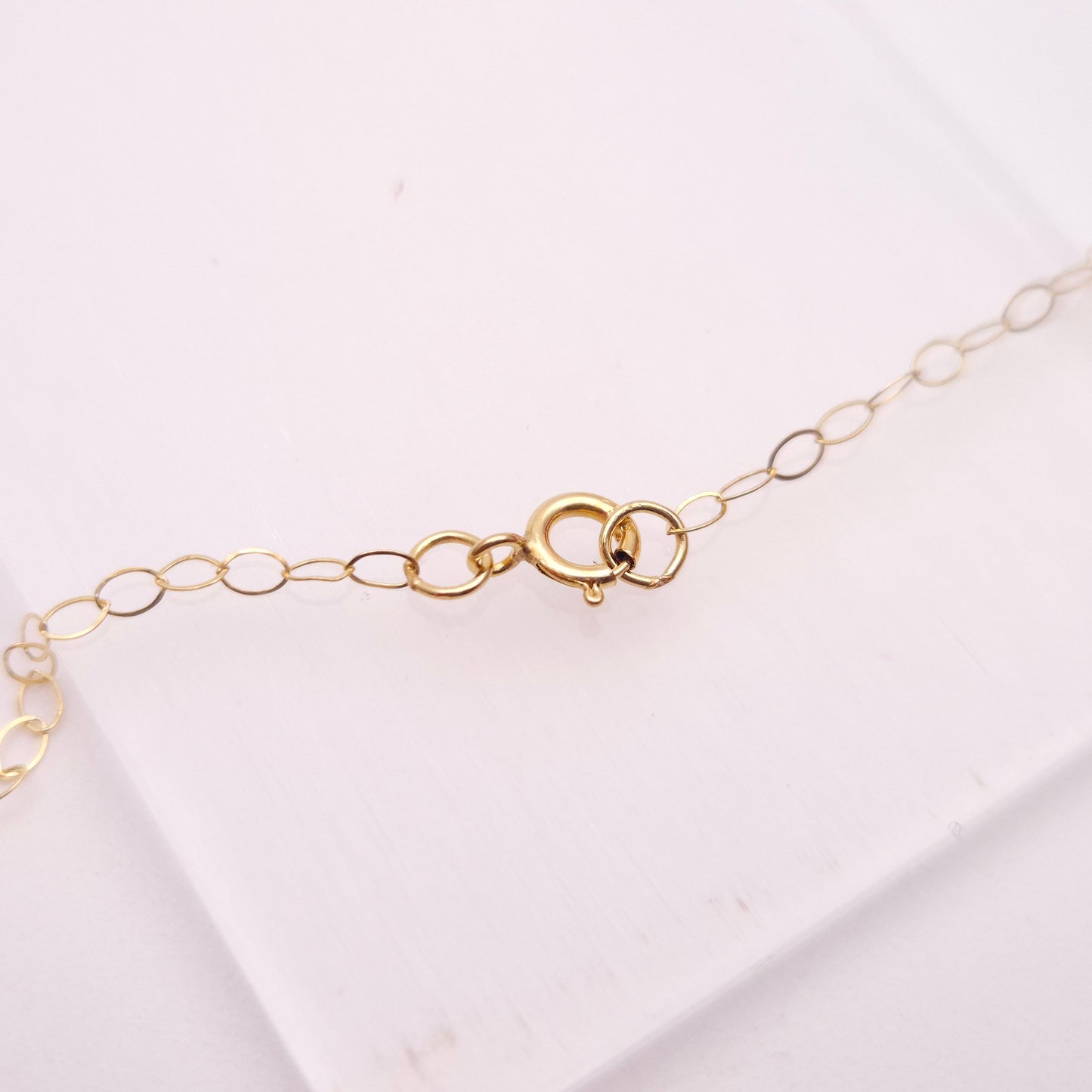 9ct Yellow Gold Teardrop Pear Shaped Ruby Openwork Necklace