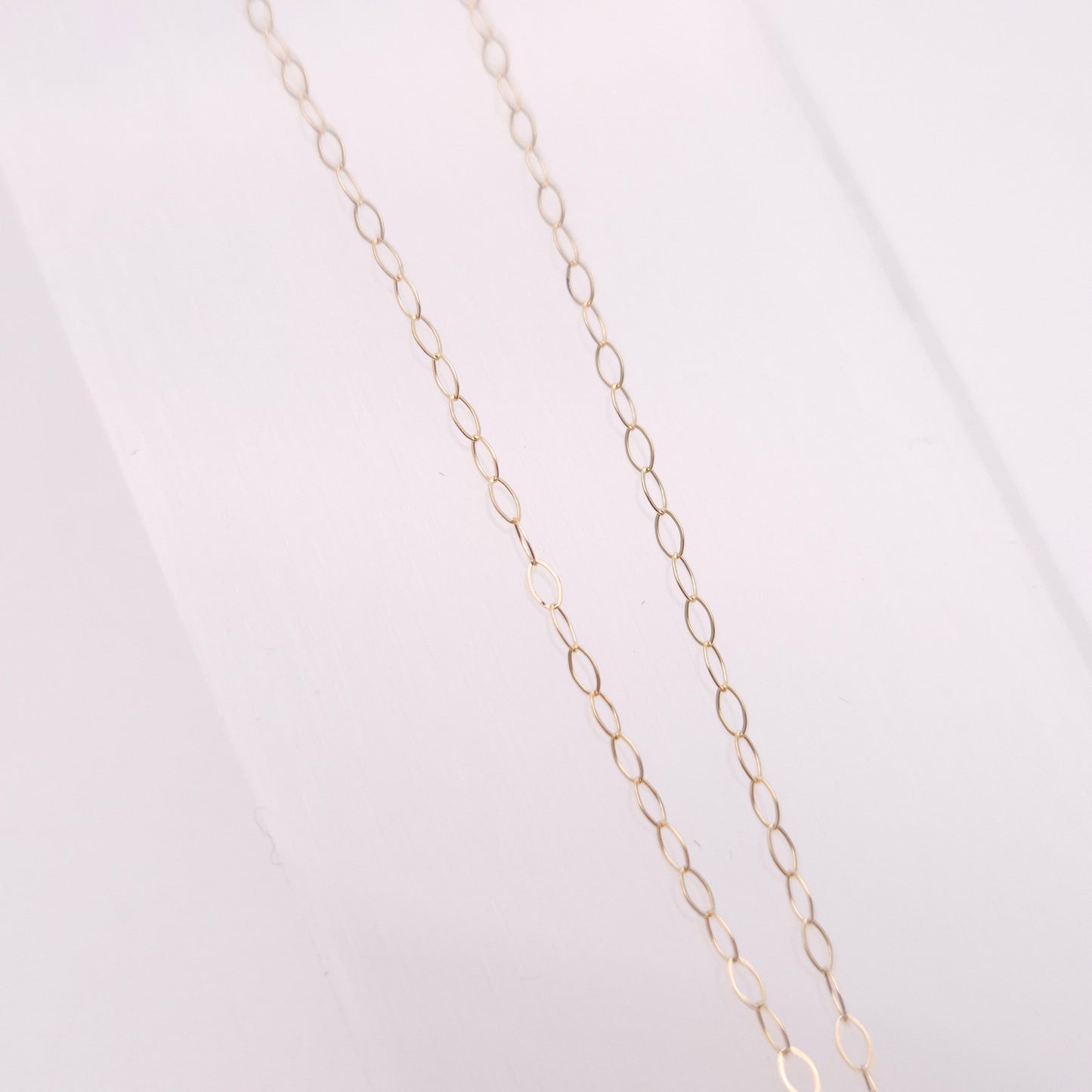 9ct Yellow Gold Orange Paste and Dogtooth Pearl Repro Vintage Openwork Necklace