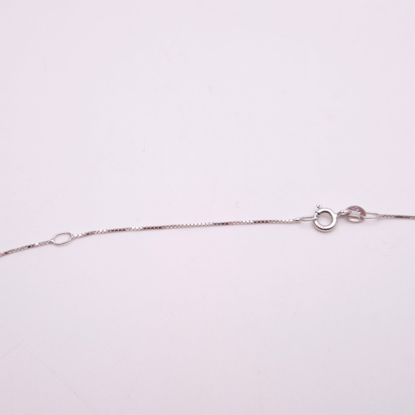 9ct White Gold Marquise Cut Emerald Solitaire Pendant Necklace