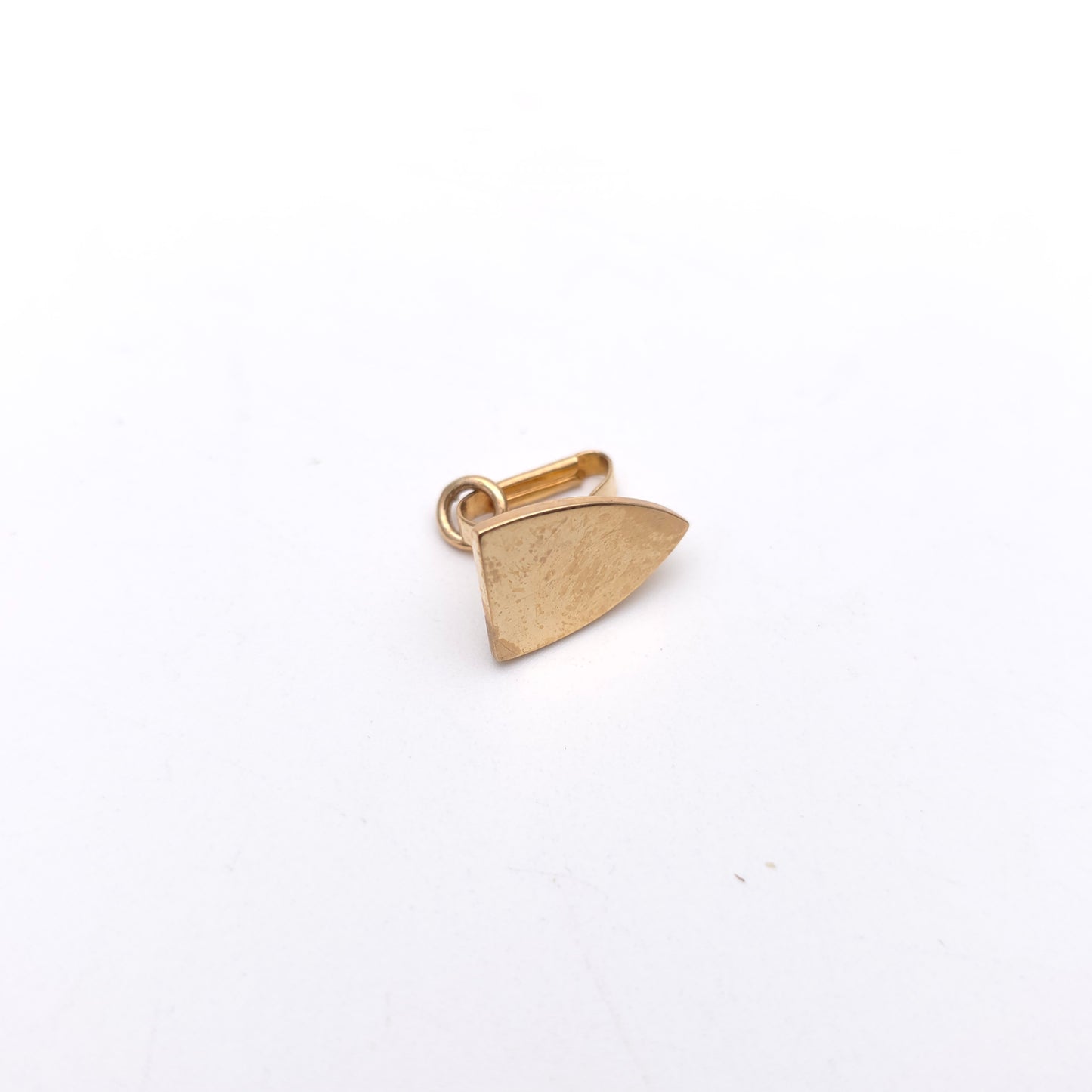 9ct Yellow Gold Small Iron Charm / Pendant