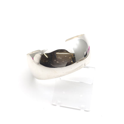 Sterling Silver Extra Wide Cuff Style Bangle