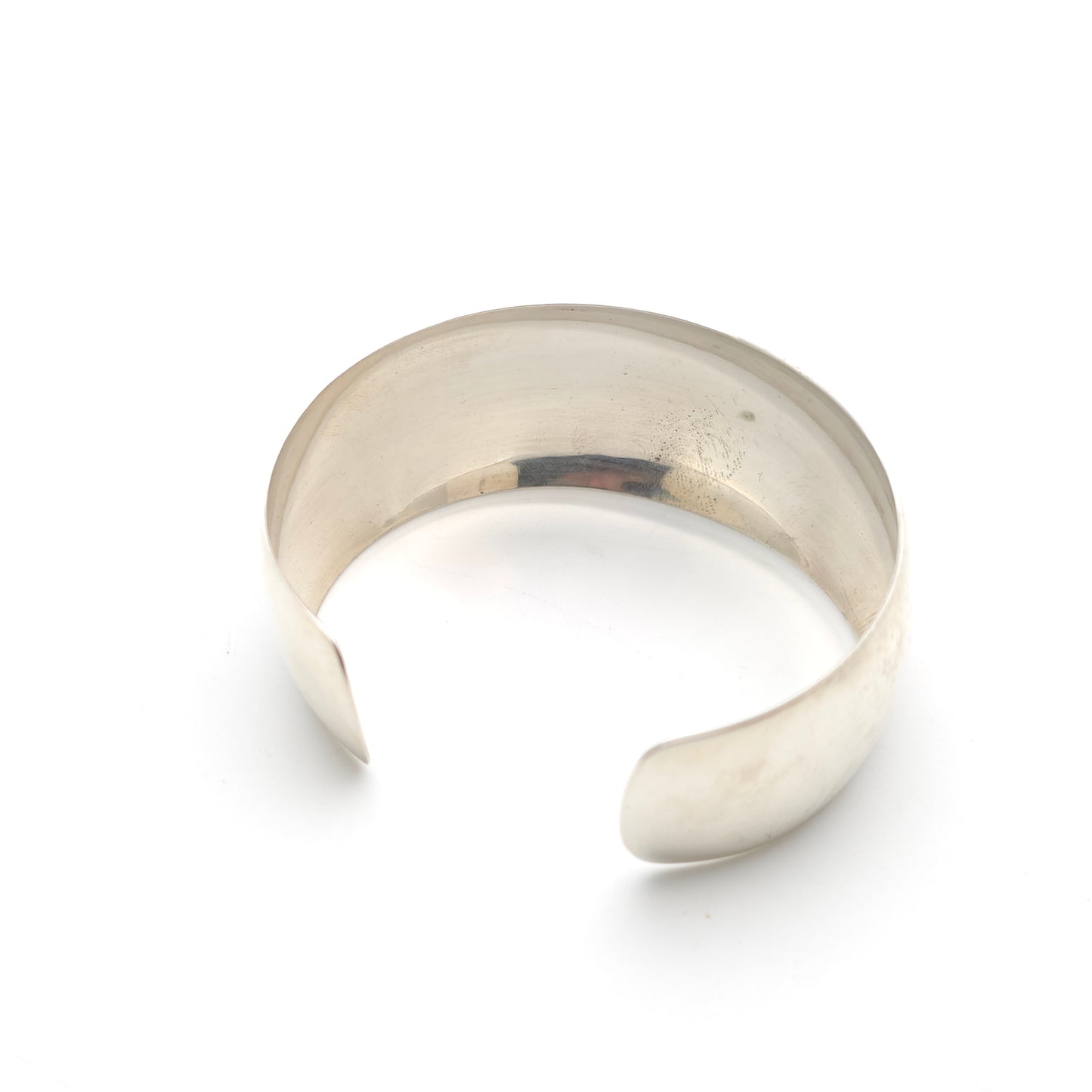 Sterling Silver Extra Wide Cuff Style Bangle