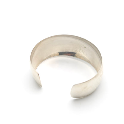 Sterling Silver Extra Wide Cuff Style Bangle
