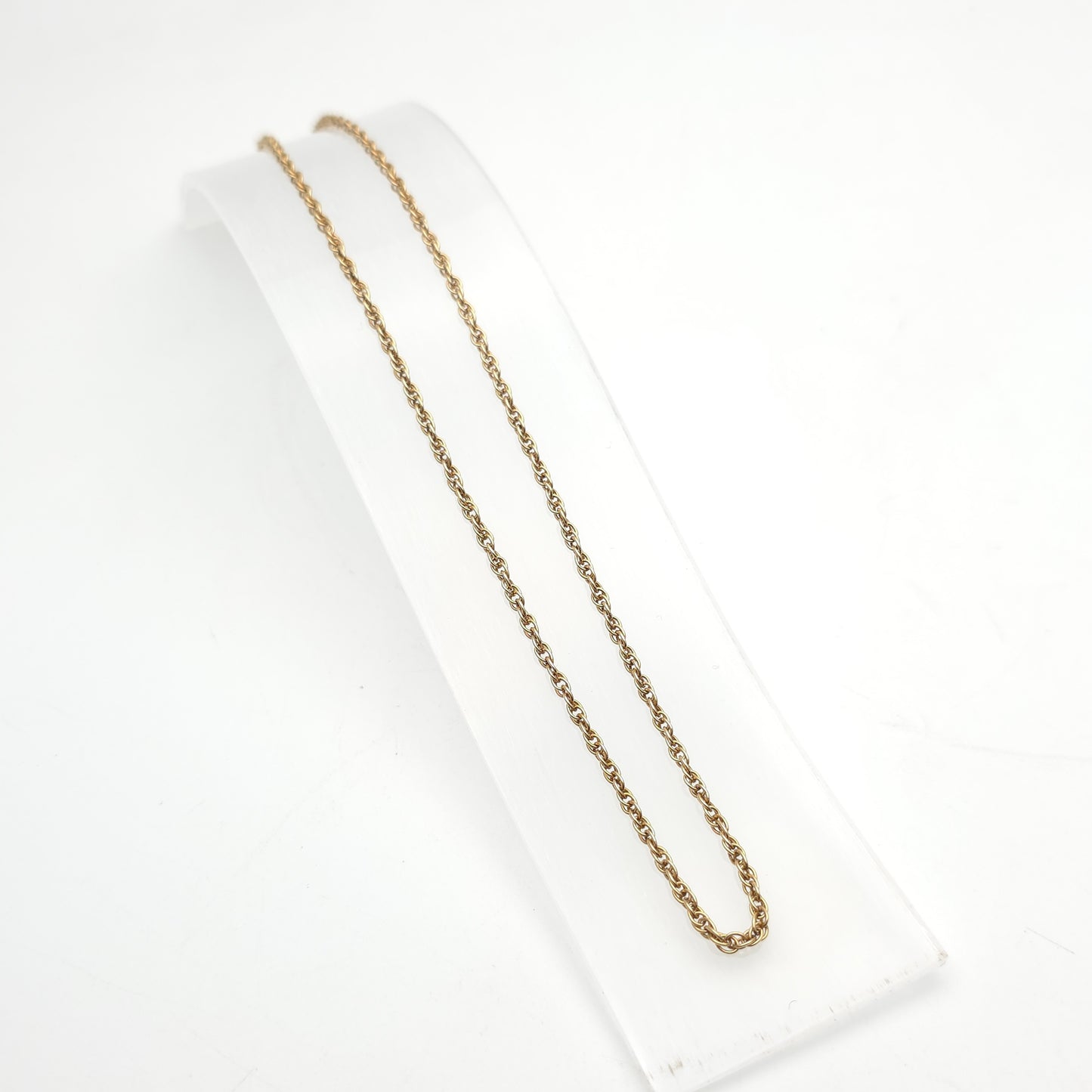 9ct Yellow Gold Prince Of Wales Twist Rope Chain 18 Inch