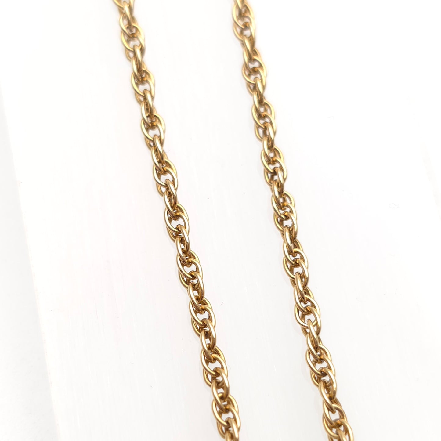 9ct Yellow Gold Prince Of Wales Twist Rope Chain 18 Inch