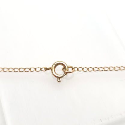 9ct Yellow Gold Ball Detail Station Style Chain Necklace