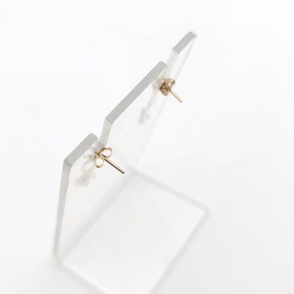 9ct Yellow Gold Lightweight Amethyst Figure 8 Drop Earrings