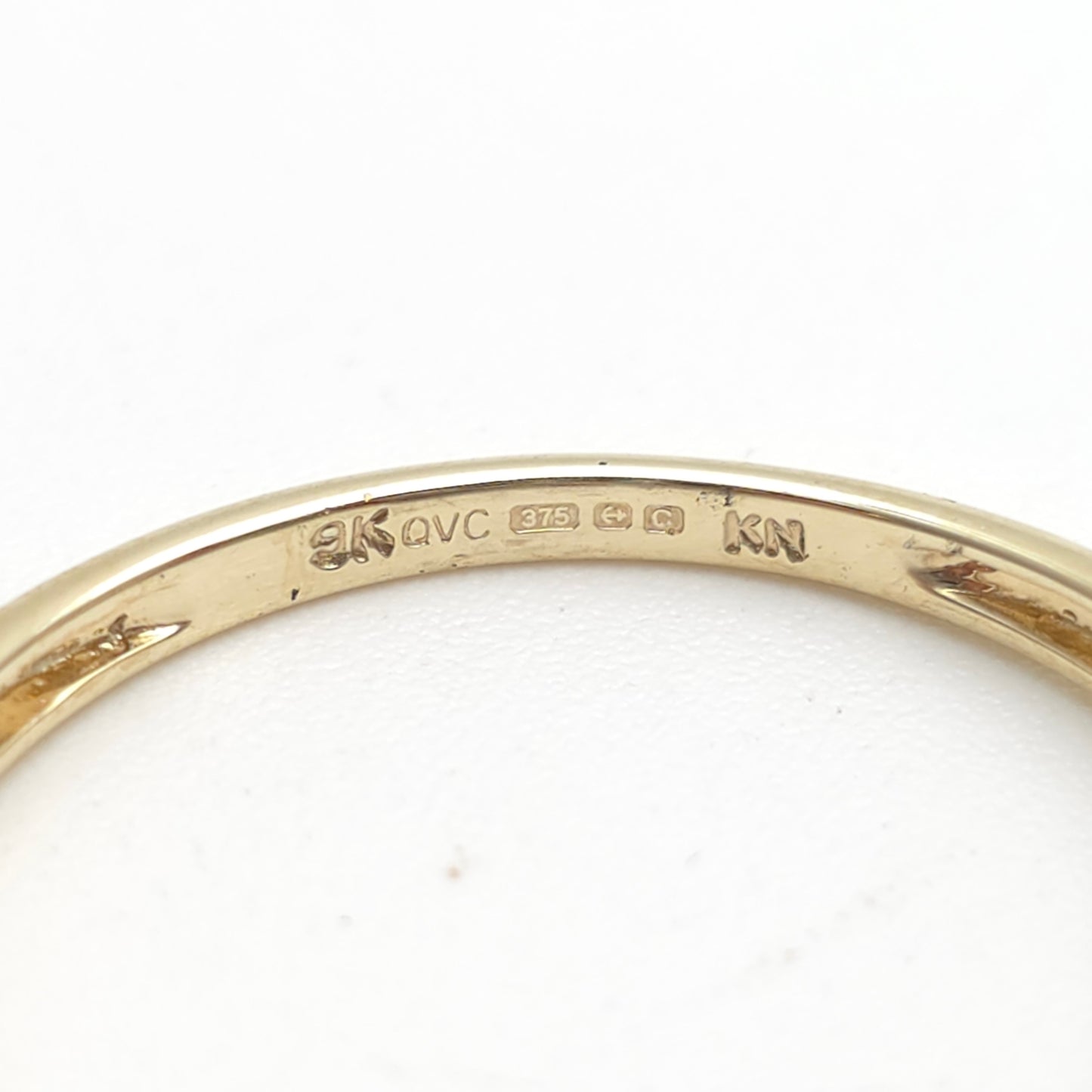 9ct Yellow Gold Multi-Stone Three Ruby and Diamond Ring