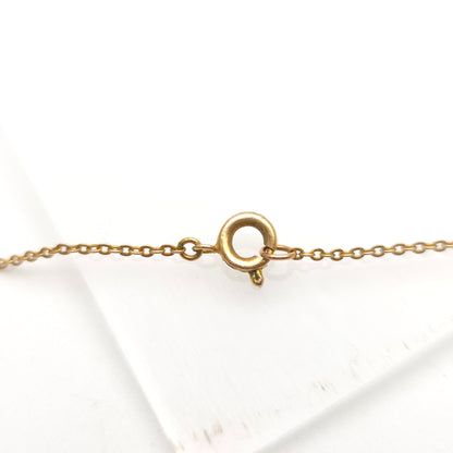 9ct Yellow Gold Antique Floral Pearl Wreath Pendant And Chain Necklace