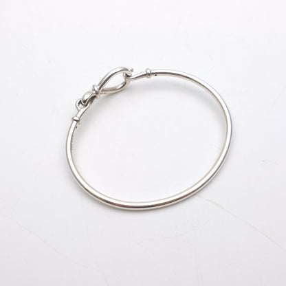 Sterling Silver Pandora Infinity Knot Solid Bangle