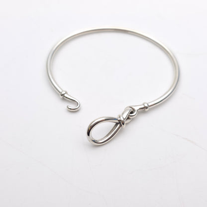 Sterling Silver Pandora Infinity Knot Solid Bangle