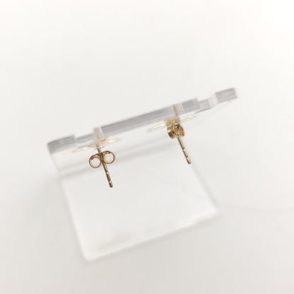 9ct Yellow Gold Small Lightweight Infinity Stud Earrings