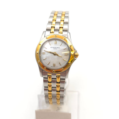 Ladies Raymond Weil Vintage Tango Two-Tone Mother Of Pearl Dial Watch