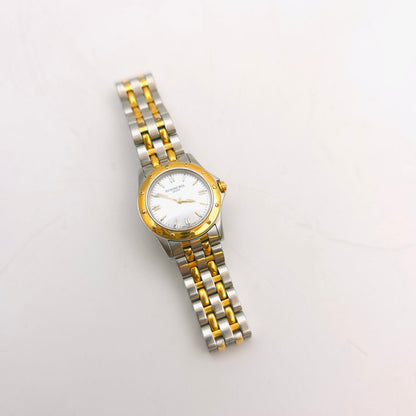 Ladies Raymond Weil Vintage Tango Two-Tone Mother Of Pearl Dial Watch