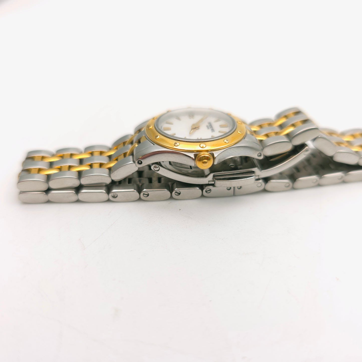 Ladies Raymond Weil Vintage Tango Two-Tone Mother Of Pearl Dial Watch