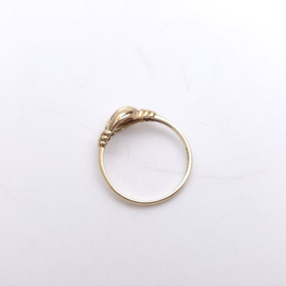 9ct Yellow Gold Small Lightweight Openwork Knot Style Ring