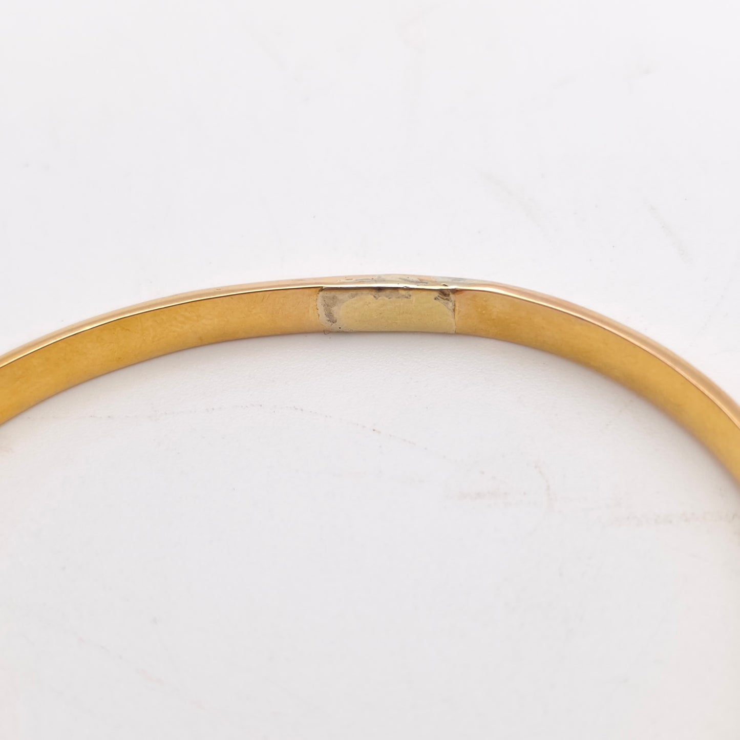 15ct Yellow Gold Antique Victorian Hinged Wirework Patterned Bangle (AF)
