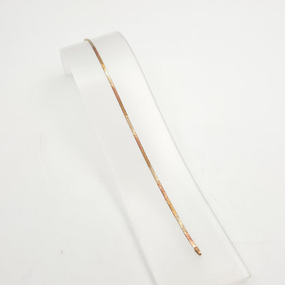 9ct Tri-colour Multi-tone Yellow, Rose And White Gold Flat Snake Link Bracelet