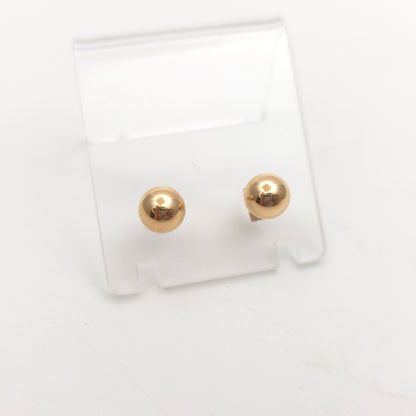 9ct Yellow Gold Traditional Classic 7mm Ball Stud Earrings
