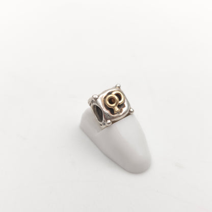 Pandora Romantic Union Wedding Rings On Cushion Bracelet Charm