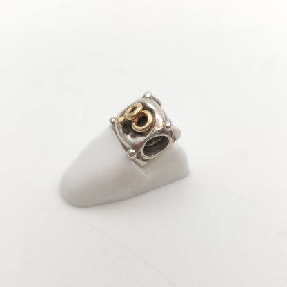 Pandora Romantic Union Wedding Rings On Cushion Bracelet Charm