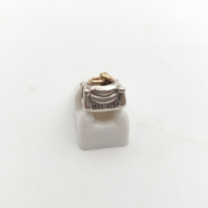 Pandora Romantic Union Wedding Rings On Cushion Bracelet Charm