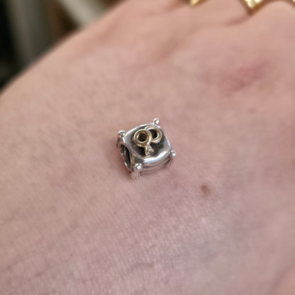 Pandora Romantic Union Wedding Rings On Cushion Bracelet Charm