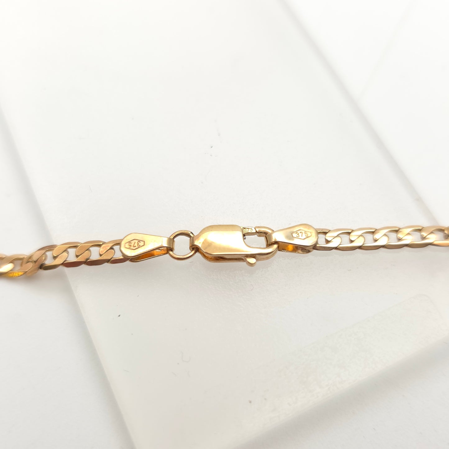 9ct Yellow Gold Filed Curb Style Chain 24 Inch / 61cm