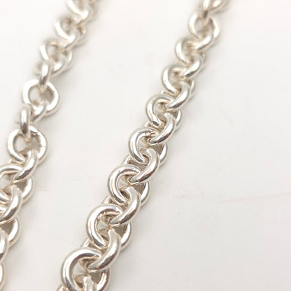 Sterling Silver Chunky Heavyweight Belcher Chain With T-Bar Closure 48CM