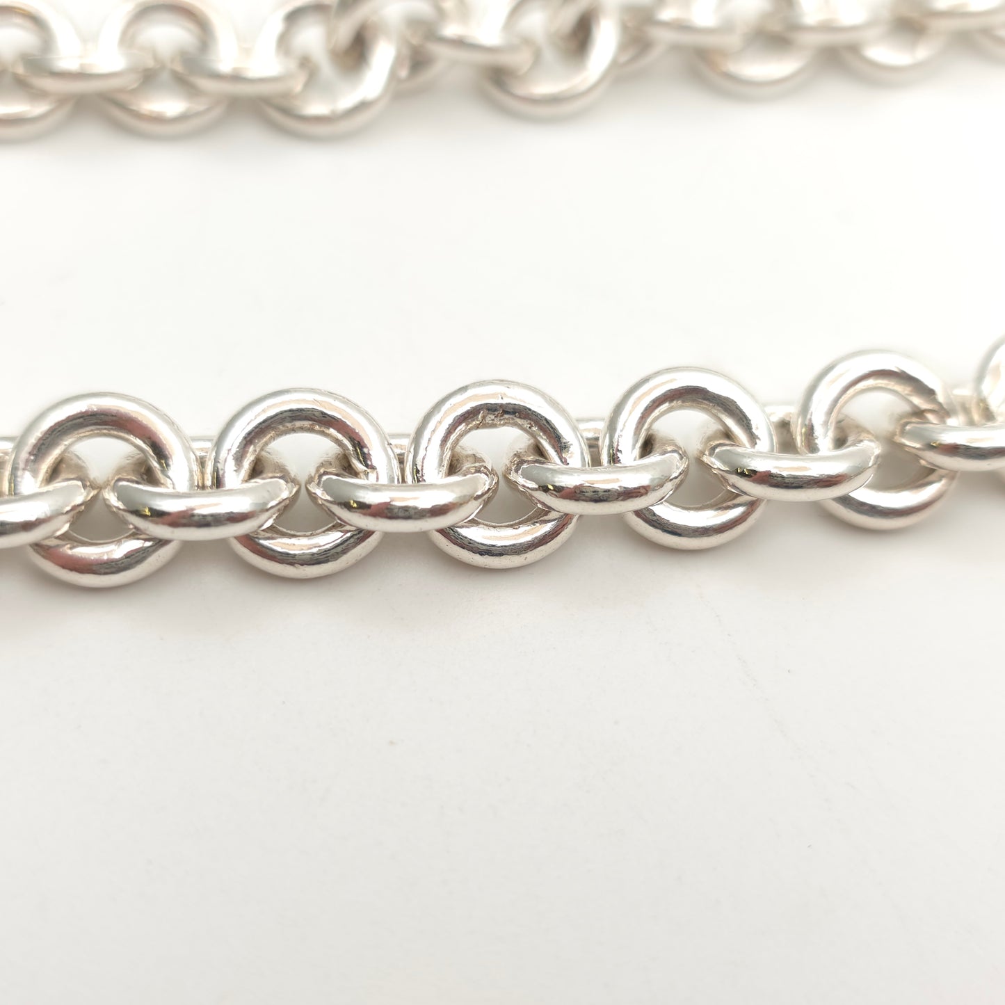 Sterling Silver Chunky Heavyweight Belcher Chain With T-Bar Closure 48CM