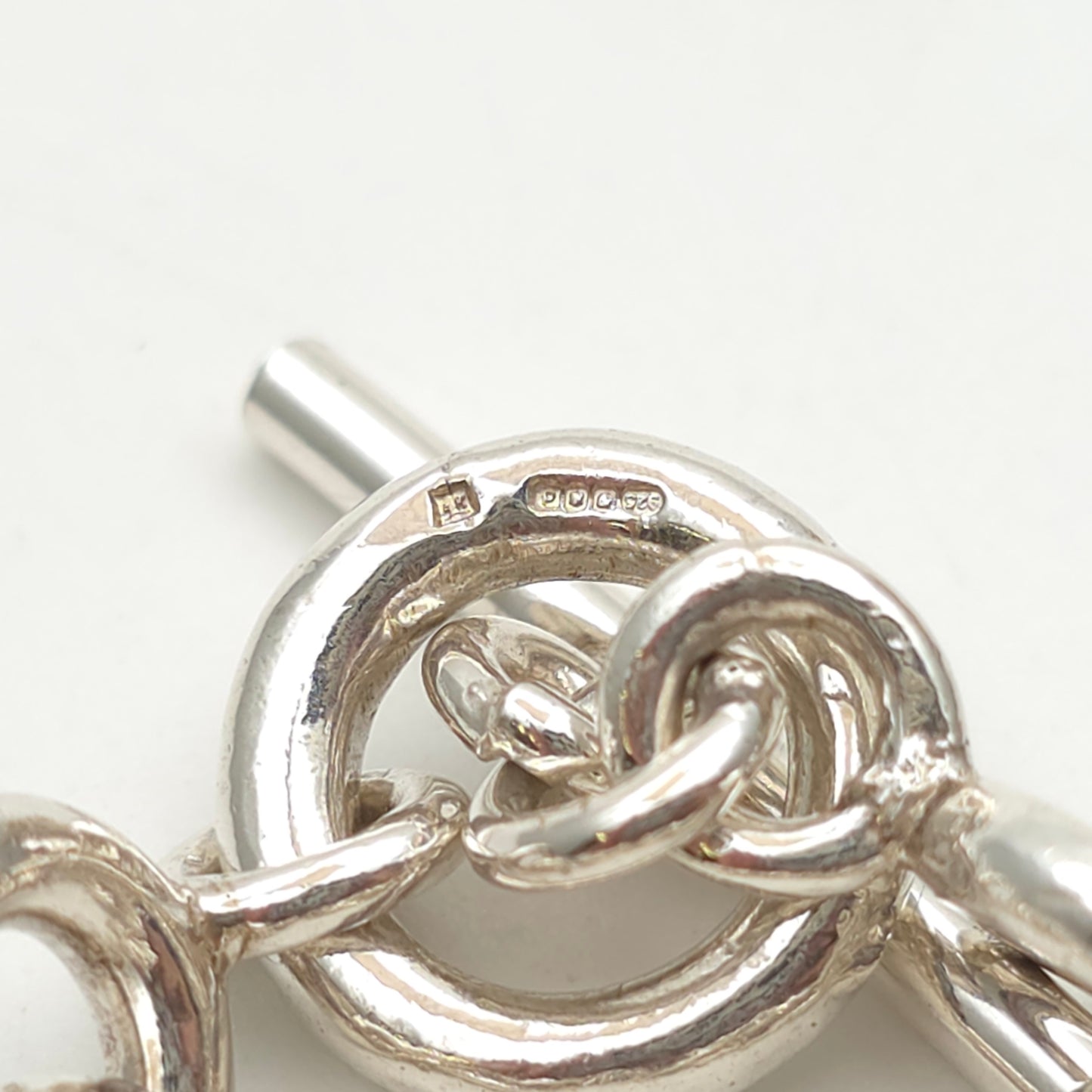 Sterling Silver Chunky Heavyweight Belcher Chain With T-Bar Closure 48CM