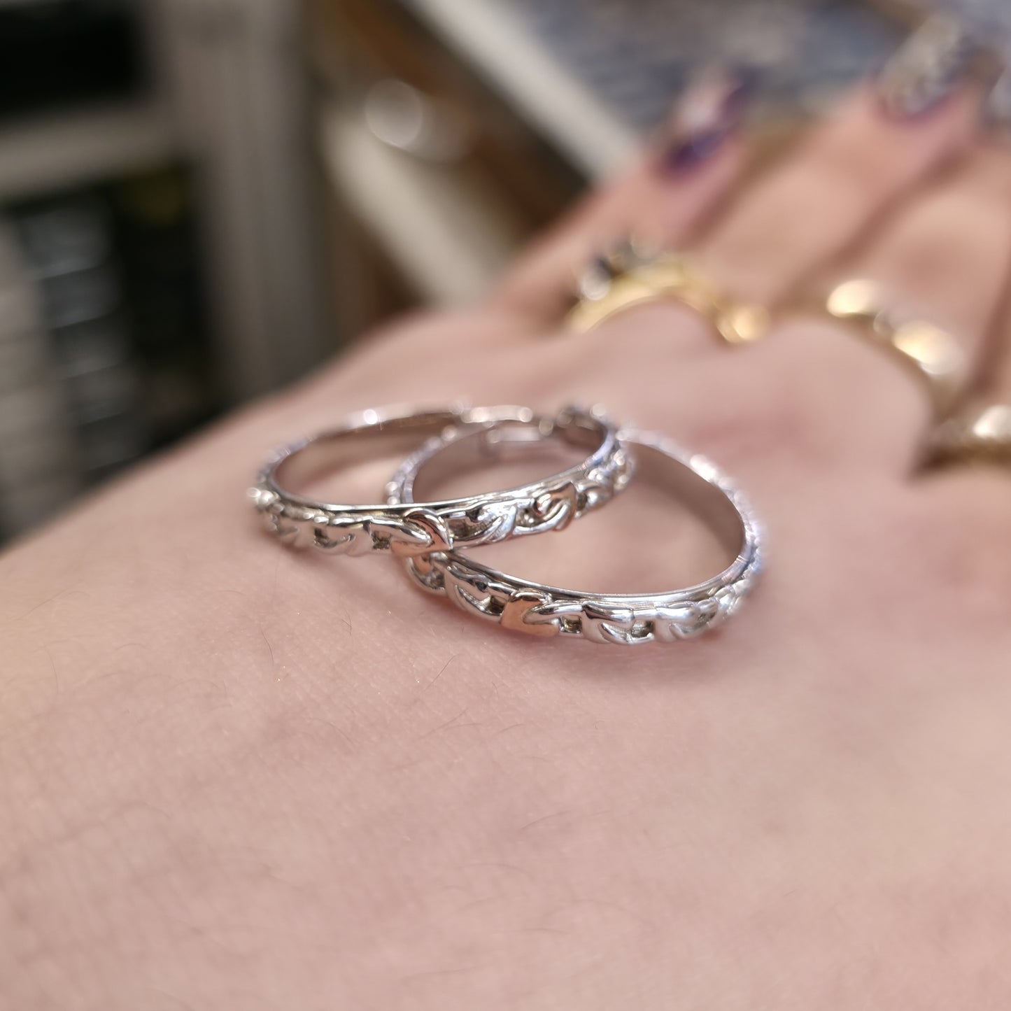 Sterling Silver And Rose Gold Clogau Tree Of Life Hoop Earrings