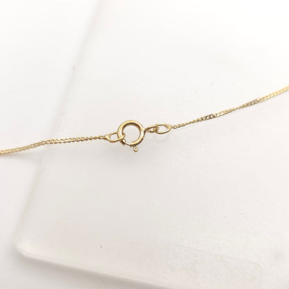 9ct Yellow Gold Vintage Floral Patterned Heart Shaped Locket Pendant Necklace
