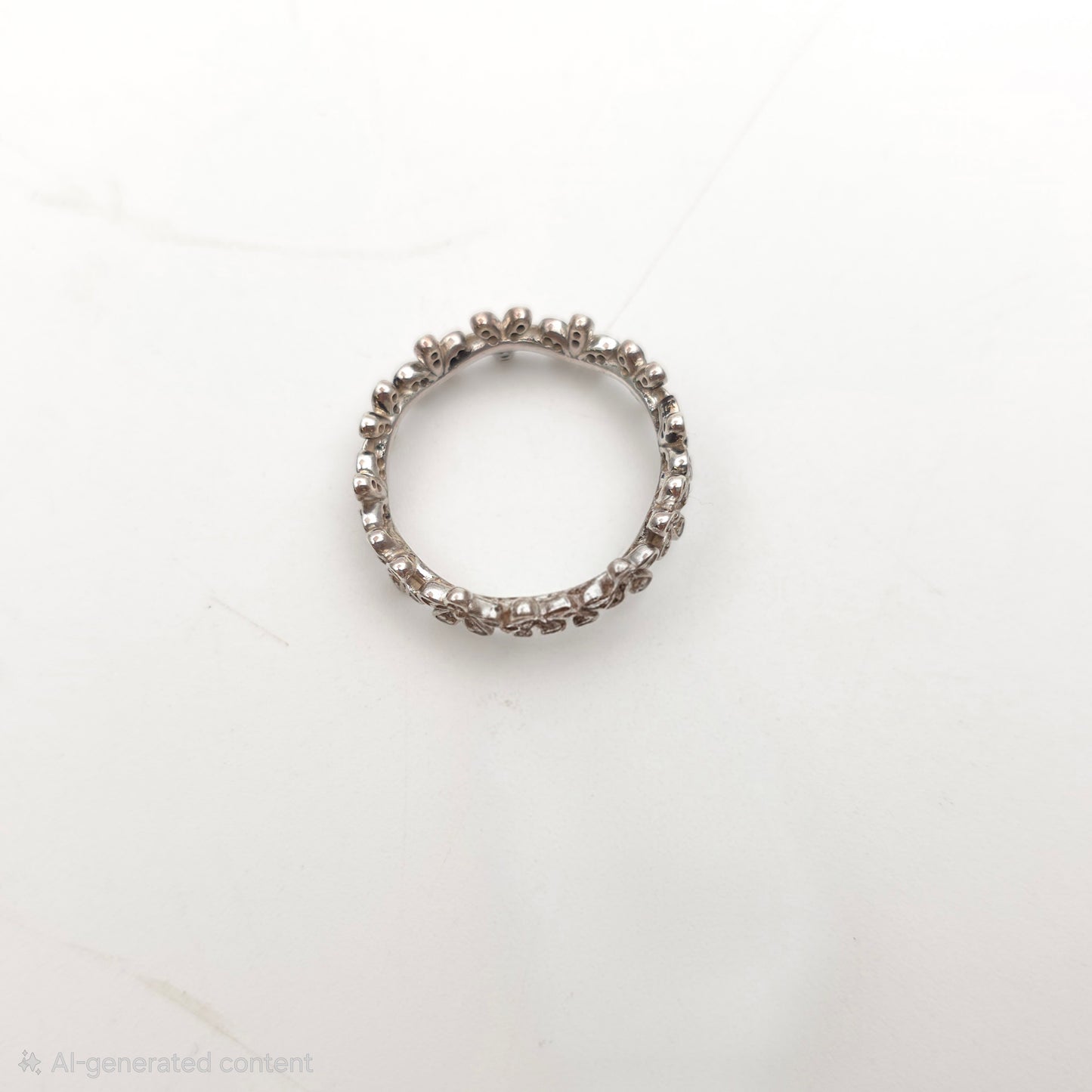 Sterling Silver Pandora Dazzling Daisy Meadow CZ Flower Eternity Ring