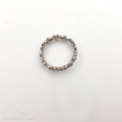 Sterling Silver Pandora Dazzling Daisy Meadow CZ Flower Eternity Ring