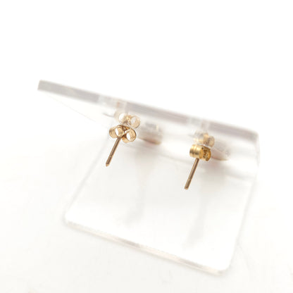 9ct Yellow Gold Vintage Garnet And Diamond Traditional Drop Earrings