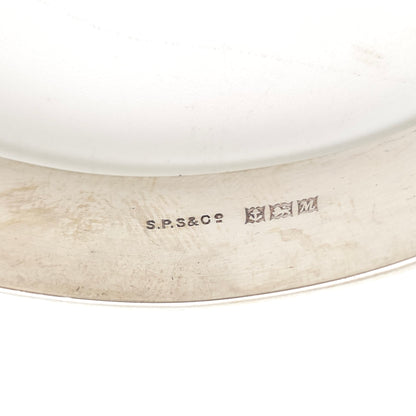 Sterling Silver Vintage Floral Engraved Patterned Hinged Bangle
