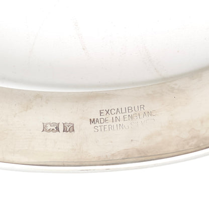 Sterling Silver Vintage Half Engraved Floral Hinged Bangle